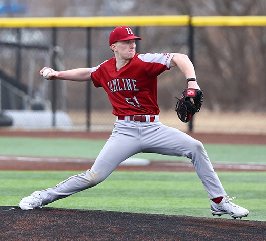 Yotter strikes out 9 in Hamline season opener | Lake City Graphic